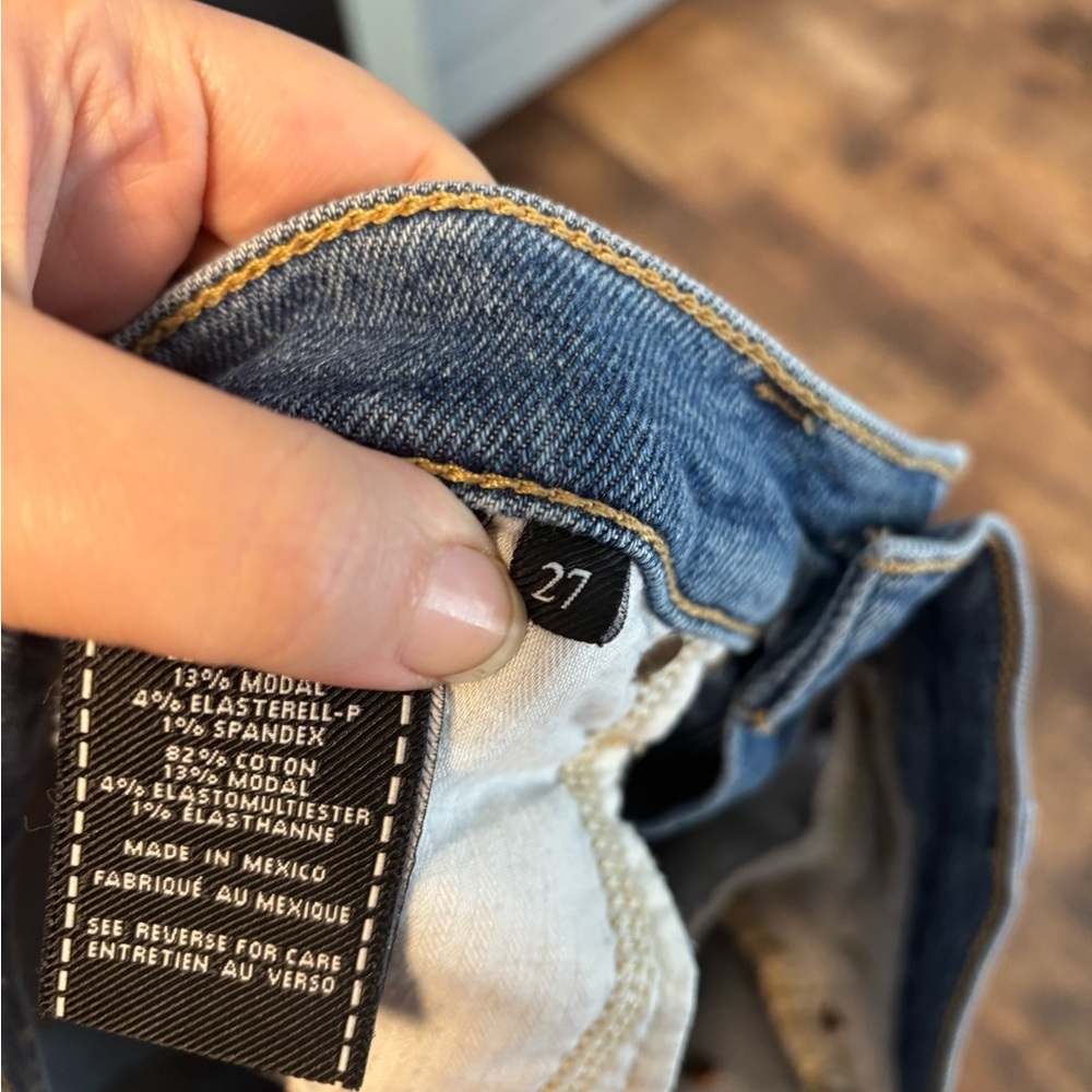 7 For All Mankind Luxe Vintage Ankle Skinny Size 27 - Picture 5 of 5